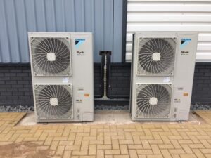 Daikin Twin Split commercial system install by PRA Air conditioning