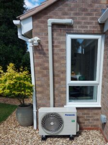 Panasonic External AC unit install