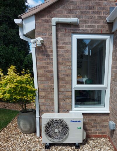 Panasonic External AC unit install