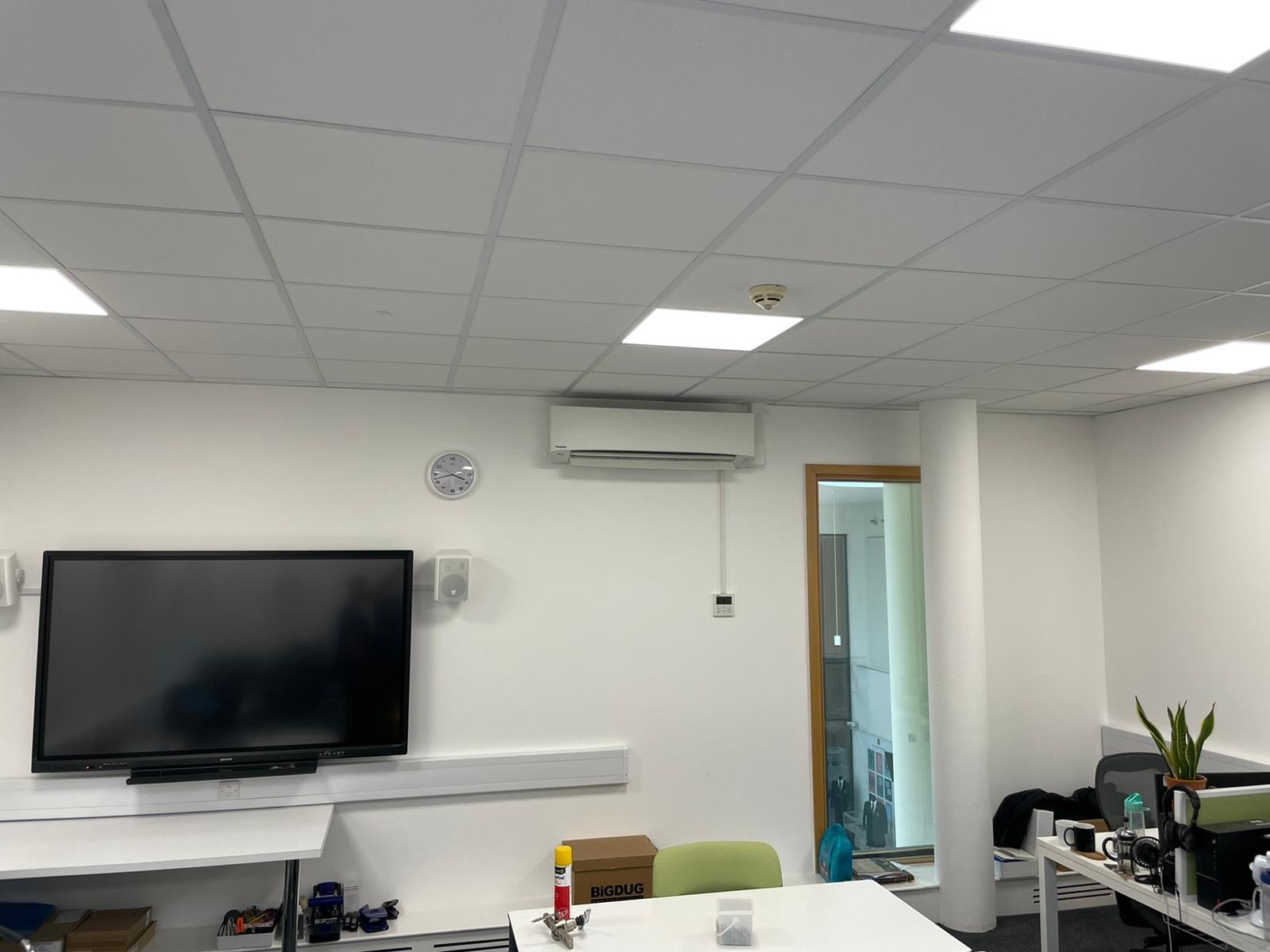 Air conditioning unit installation at St John's School by PRA Air Conditioning
